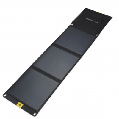 Powertraveller Falcon 40 Solar Solar Charger, Output:20 (Output) V, 5 (USB) V for use with Charging Laptops & Netbooks