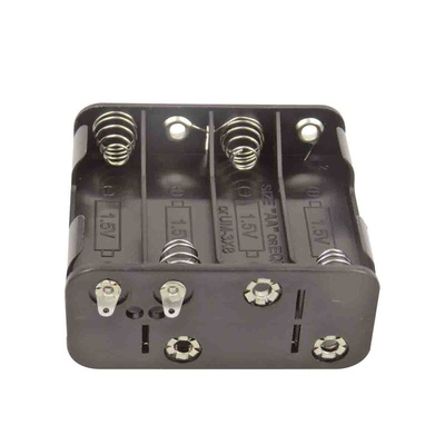 RS PRO AA Battery Holder, Solder Tag Contact