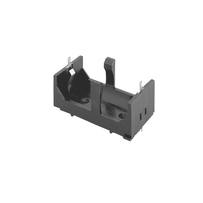 Bulgin D Battery Holder, Solder Tag Contact