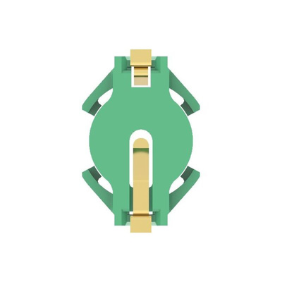TE Connectivity Coin Cell Battery Holder, Top Spring Arm Contact