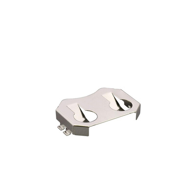 TE Connectivity Coin Cell Battery Holder, Leaf Spring Contact