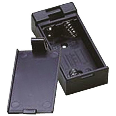 Takachi Electric Industrial AA Battery Holder, Press Stud Contact