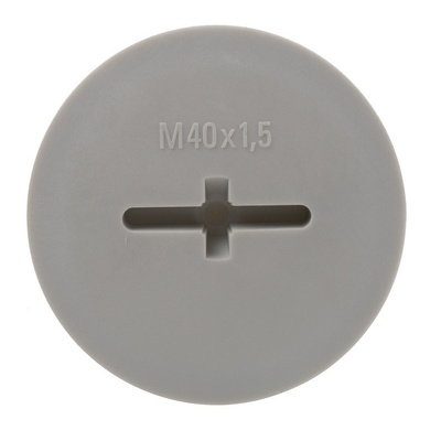 Lapp M40 Plug, Fibreglass Nylon, Threaded, IP54