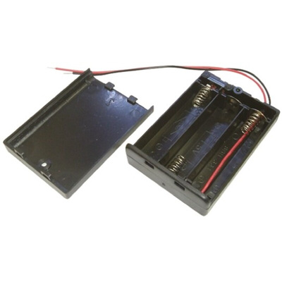 Aiko Denshi AA Battery Holder, Coil Spring Contact