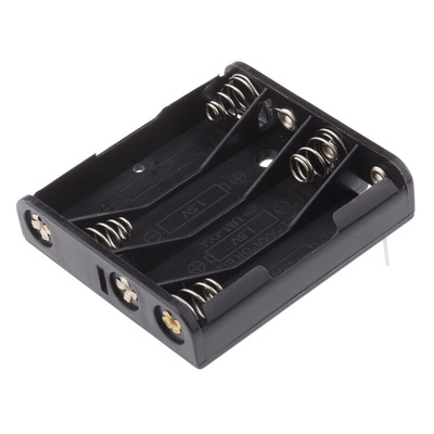Keystone AAA Battery Holder, Coil Spring Contact
