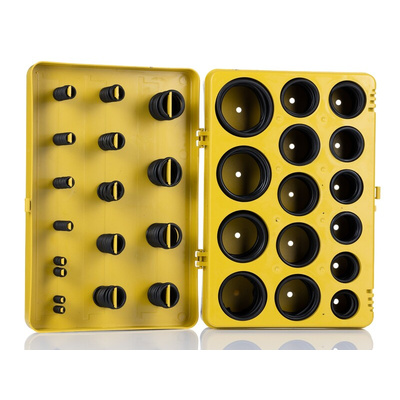 RS PRO Metric O-Ring Kit FPM, Kit Contents 386 Pieces