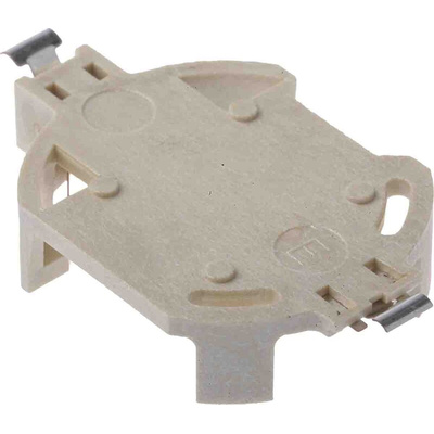 TE Connectivity CR2032 Battery Holder, Leaf Spring Contact