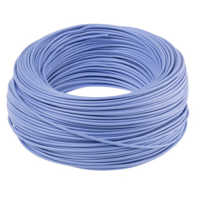 Lapp ÖLFLEX HEAT Series Blue 0.75 mm² Hook Up Wire, 18 AWG, 19/0.25 mm, 100m, Silicone Insulation