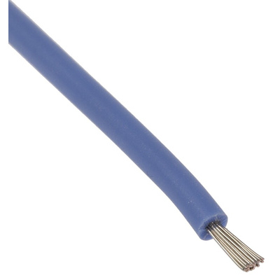Lapp ÖLFLEX HEAT Series Blue 0.75 mm² Hook Up Wire, 18 AWG, 19/0.25 mm, 100m, Silicone Insulation