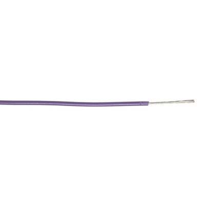 AXINDUS KY30 Series Purple 0.22 mm² Hook Up Wire, 24 AWG, 7/0.2 mm, 200m, PVC Insulation