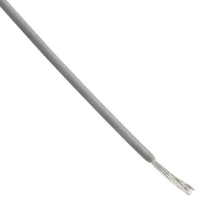Alpha Wire 7055 Series Grey 0.33 mm² Hook Up Wire, 22 AWG, 7/0.25 mm, 30m, PVC Insulation