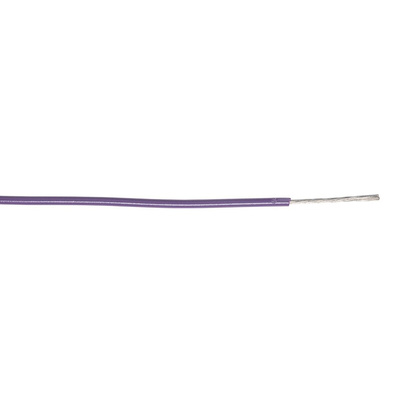 AXINDUS KY30 Series Purple 0.34 mm² Hook Up Wire, 22 AWG, 7X0.25 mm, 200m, PVC Insulation