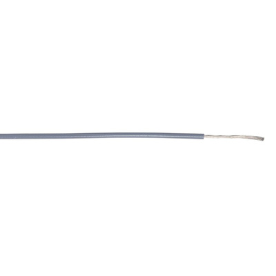 AXINDUS KY30 Series Grey 0.6 mm² Hook Up Wire, 20 AWG, 19X0.20 mm, 200m, PVC Insulation