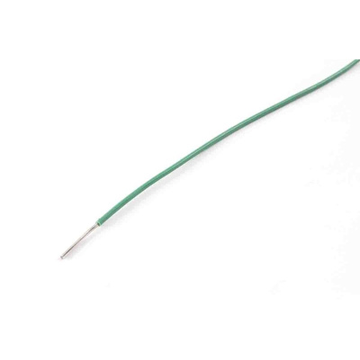 AXINDUS KY3008 Series Green 1.34 mm² Hook Up Wire, 16 AWG, 19 x 0, 30, 100m, PVC Insulation