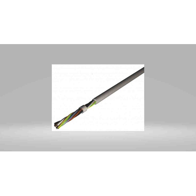 AXINDUS CRCT Series Grey 1.5 mm² Hook Up Wire, 16 AWG, 50m, PVC Insulation