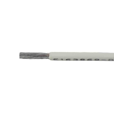 Alpha Wire 67050 Series White 0.5 mm² Hook Up Wire, 20 AWG, 28/0.16 mm², 50m, Polyphenylene Ether Insulation