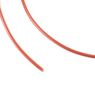 Alpha Wire 2618 Series Red 0.963 mm² Hook Up Wire, 18 AWG, 19/0.25 mm, 300m, PFA Insulation