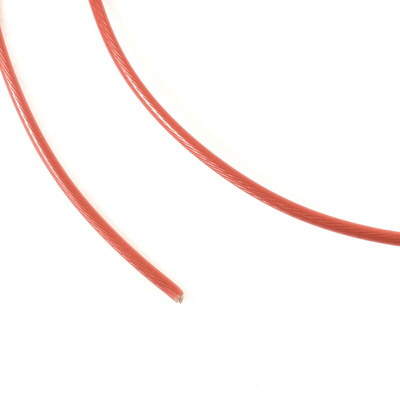 Alpha Wire 2620 Series Red 0.616 mm² Hook Up Wire, 20 AWG, 19/0.20 mm, 300m, PFA Insulation