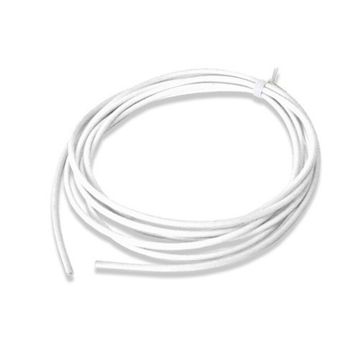 Mueller Electric Coolflex45 Series White 5.26 mm² Hook Up Wire, 10 AWG, 1064, 7.62m, Silicone Insulation