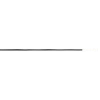AXINDUS UL1007 Series Black 0.75 mm2 Hook Up Wire, 22 AWG, 305m, PVC Insulation
