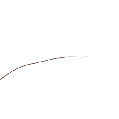 MICROWIRES UCA Series Brown 0.08 mm2 Hook Up Wire, 28 AWG, 19/40, 100m, PFA Insulation