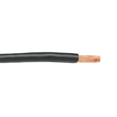 Alpha Wire Premium Series Black 0.5 mm² Hook Up Wire, 20, 19/0.043 mm, 305m, PTFE Insulation