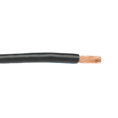 Alpha Wire 1855/19 Series Black 0.5188 mm2 Hook Up Wire, 22, 19/34, 100ft, PVC Insulation