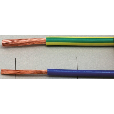 Black 4 mm² Hook Up Wire, 11 AWG, 76/0.26 mm, 100m, PVC Insulation