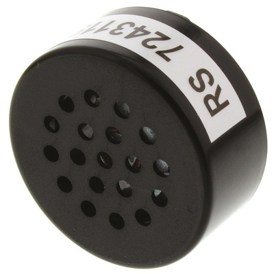 RS PRO 8Ω 0.15W Miniature Speaker 31.9mm Dia. , 6mm Lead Length, 31.9 (Dia.) x 15.1mm