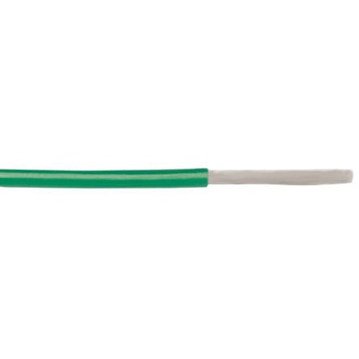 Alpha Wire 3057 Series Green 1.3 mm² Hook Up Wire, 16 AWG, 1/1.29 mm, 30m, PVC Insulation