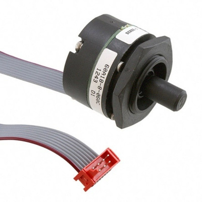 Grayhill 5V dc Optical Encoder with a 6.35 mm Flat Shaft, Panel Mount, Connector