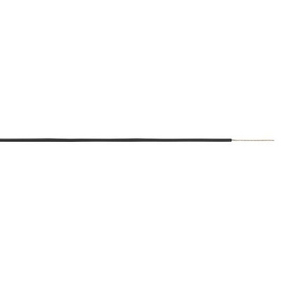 AXINDUS KZ Series Black 0.2 mm² Hook Up Wire, 24 AWG, 7/0.2 mm, 250m, PTFE Insulation