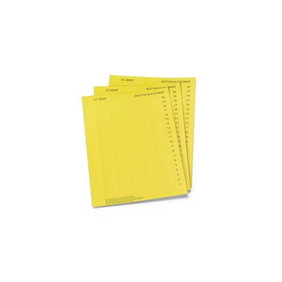 Siemens 6ES7592 Series Labeling Sheet for Use with S7-1500 modules