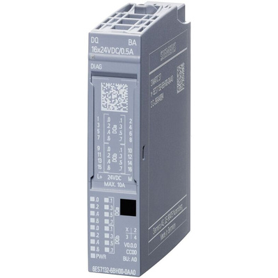 Siemens 6ES71 Series Digital Output Module for Use with SIMATIC I/O System, Digital