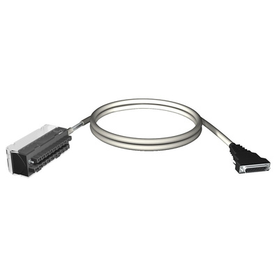 BMXF Series Cord Set for Use with ABE7CPA02, ABE7CPA03, ABE7CPA31, ABE7CPA31E, BMXAMI0800, BMXAMI0810, 24 V dc