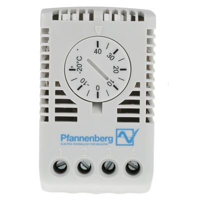 Pfannenberg FLZ Enclosure Thermostat, -20 → +40 °C