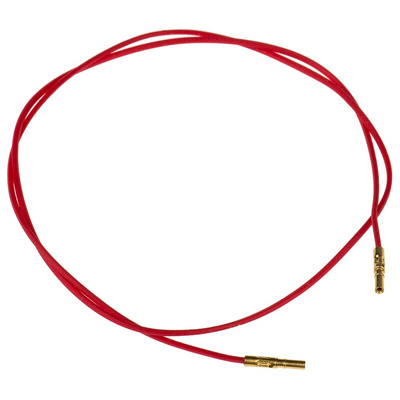 HARWIN Female Datamate to Female Datamate Crimped Wire, 300mm, 0.14mm², Red