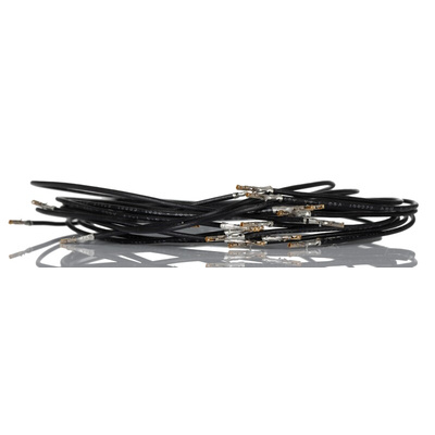 Molex Female Micro-Fit 3.0 to Female Micro-Fit 3.0 Crimped Wire, 300mm, 20AWG, Black