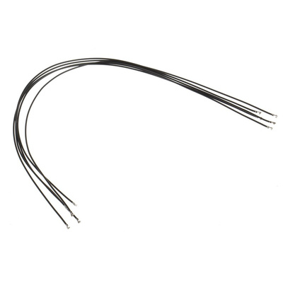RS PRO Female DF13 to Female DF13 Crimped Wire, 300mm, 0.14mm², Black
