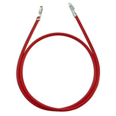 RS PRO Female DF1B to Female DF1B Crimped Wire, 300mm, 0.50mm², Red