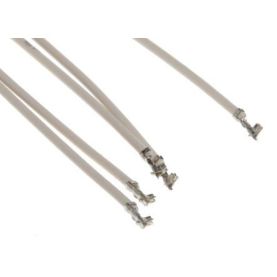 RS PRO Female DF13 to Female DF13 Crimped Wire, 300mm, 0.14mm², Yellow