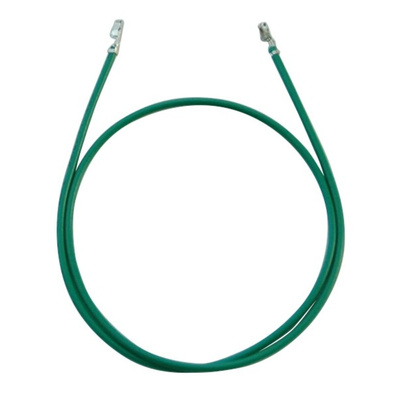 RS PRO Female DF11 to Female DF11 Crimped Wire, 300mm, 0.25mm², Green