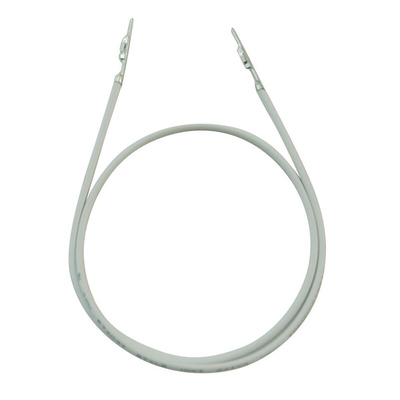 RS PRO Male DF1B to Male DF1B Crimped Wire, 300mm, 0.25mm², White