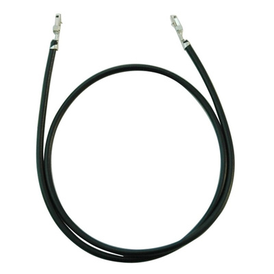 RS PRO Female DF1B to Female DF1B Crimped Wire, 300mm, 0.50mm², Black
