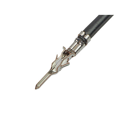Molex Male Micro-Fit 3.0 to Unterminated Crimped Wire, 225mm, 0.34mm², Black