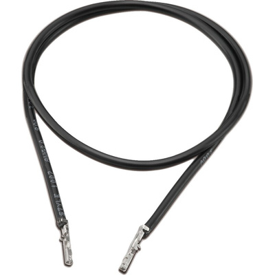 Wurth Elektronik Female WR-MPC3 to Male WR-MPC3 Crimped Wire, 300mm, 0.5mm², Black