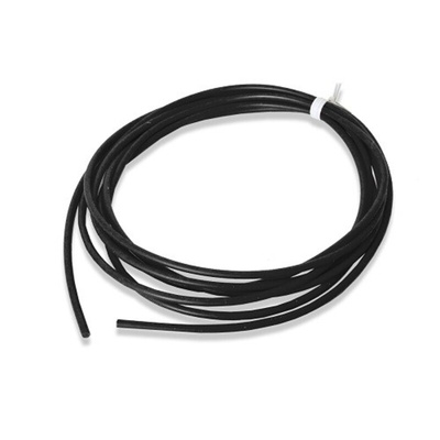 Mueller Electric Coolflex45 Series Black 5.26 mm² Hook Up Wire, 10 AWG, 1064, 7.62m, Silicone Insulation