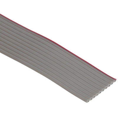 RS PRO Flat Ribbon Cable, 10-Way, 1.27mm Pitch, 5m Length