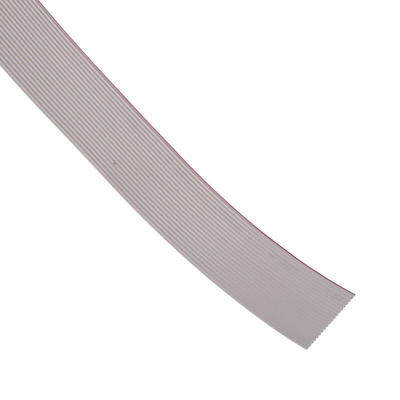 RS PRO Flat Ribbon Cable, 20-Way, 1.27mm Pitch, 5m Length