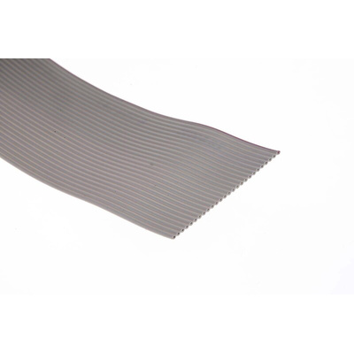 RS PRO Flat Ribbon Cable, 26-Way, 1.27mm Pitch, 5m Length